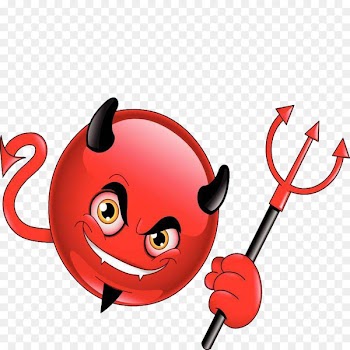 Smiley Emoticon Devil Clip art - Red Satan 