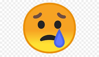 Smiley Emoticon Emoji Crying - Sad Face emoji 
