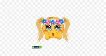 Smiley Emoticon Emoji Face WhatsApp - Blumenkranz 