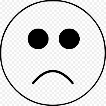 Smiley Emoticon Face Black and white Clip art - sad emoji 