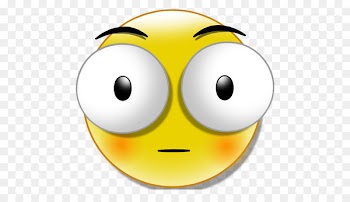 Smiley Emoticon Googly eyes - surprised expression 