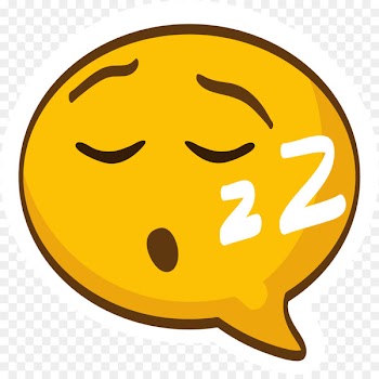 Smiley Emoticon Icon - Snoring bag 
