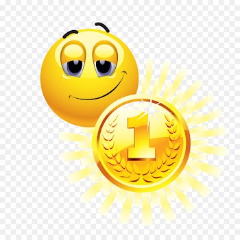 Smiley Emoticon Symbol Stock photography Clip art - First medal, pride, forehead, smile 