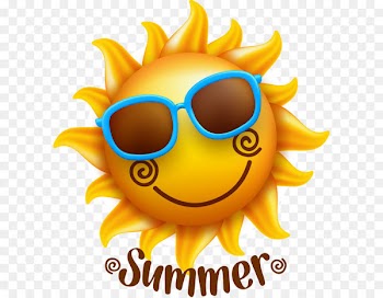 Smiley Face Illustration - Summer sun 