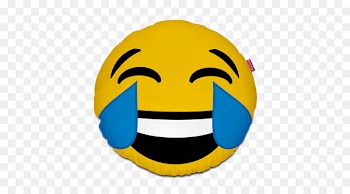Smiley Face with Tears of Joy emoji Pillow Emoticon - smiley 