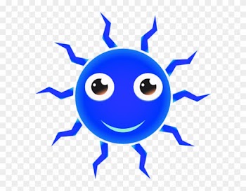 Smiley Red Blue Clip Art - Smiley Red Blue Clip Art