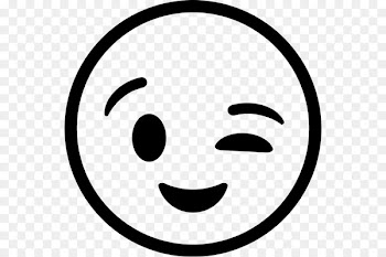 Smiley Wink Emoji Emoticon Rubber stamp - smiley 