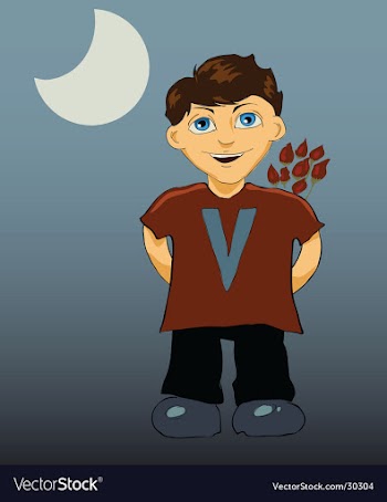Smiling boy vector image