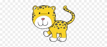 Smiling Cheetah Cub Wall Decal - Cartoon Of Baby Cheetahs