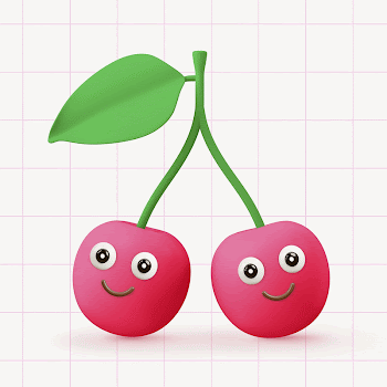 Smiling cherry, 3D rendering design | Free Photo - rawpixel