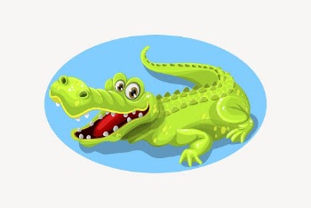 Smiling crocodile clipart, animal cartoon | Free PSD - rawpixel