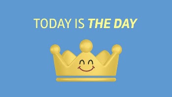 Smiling crown banner template, today | Free PSD Template - rawpixel
