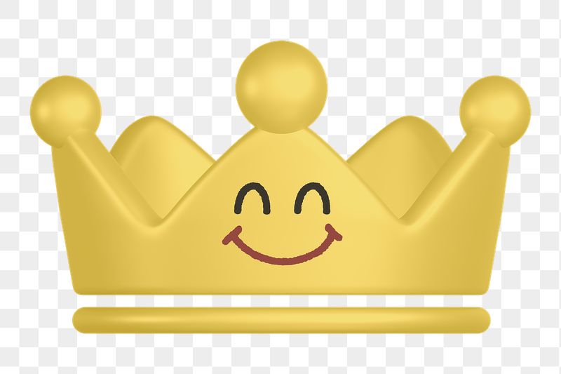 Smiling crown png sticker, 3D | Free PNG - rawpixel