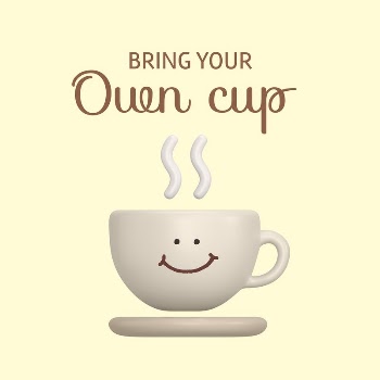 Smiling cup Instagram post template, | Free Vector Template - rawpixel