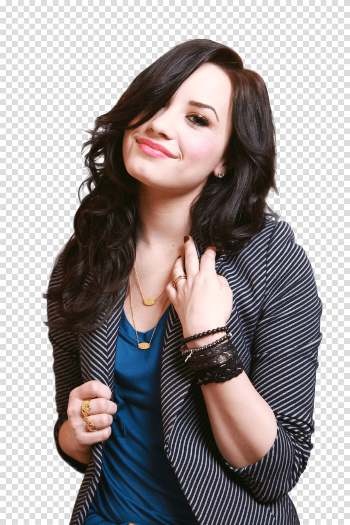 Smiling Demi Lovato transparent PNG - StickPNG