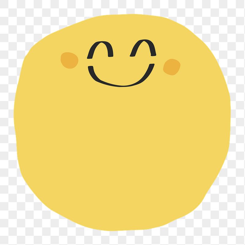 Smiling emoji png sticker, cute | Free PNG - rawpixel