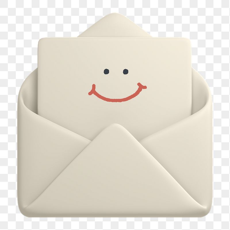 Smiling envelope png sticker, 3D | Free PNG - rawpixel