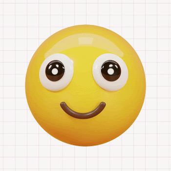 Smiling face emoji, 3D rendering | Free Photo - rawpixel