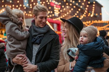 Smiling Family Festivities