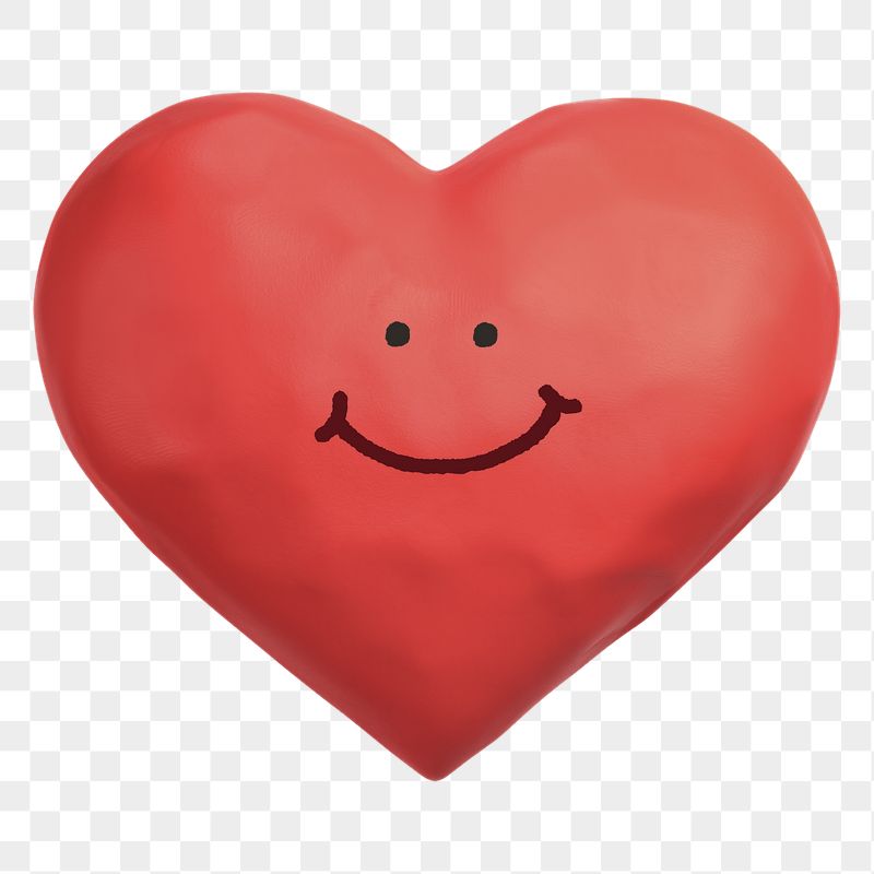 Smiling heart png sticker, 3D | Free PNG - rawpixel