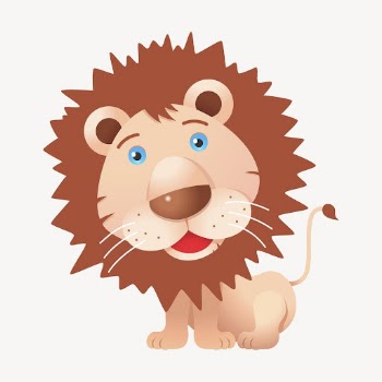 Smiling lion sticker, cartoon animal | Free Vector - rawpixel