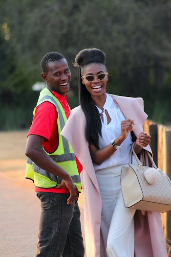 Smiling Man And Woman