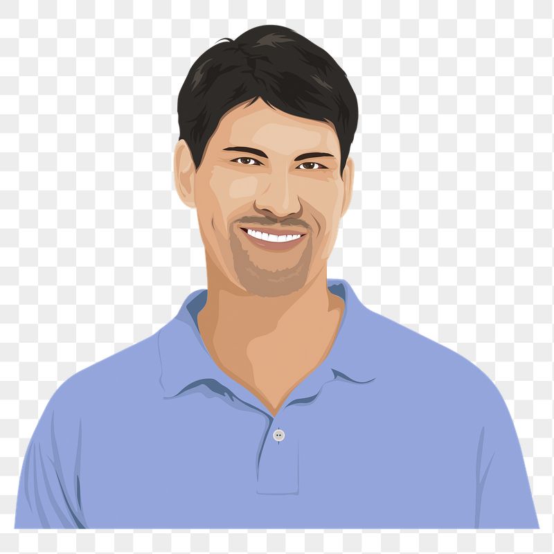 Smiling man png sticker, character | Free PNG - rawpixel