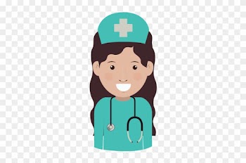 Smiling Medical Nurse - Cartoon Transparent Background Nurse