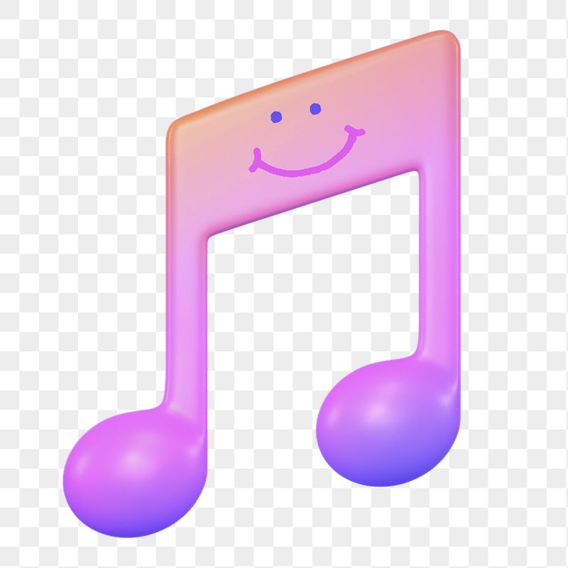 Smiling music png note sticker, | Free PNG - rawpixel