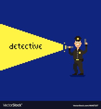 smiling policeman holding a flashlight in one hand