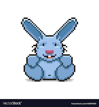 smiling sitting little bunny