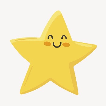 Smiling star collage element, cute | Free Vector Illustration - rawpixel