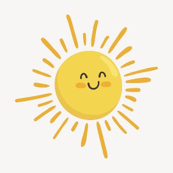 Smiling sun collage element, cute | Free Vector Illustration - rawpixel