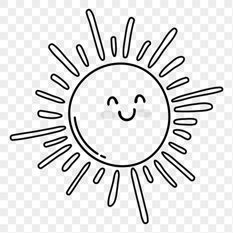 Smiling sun png doodle sticker, | Free PNG Illustration - rawpixel