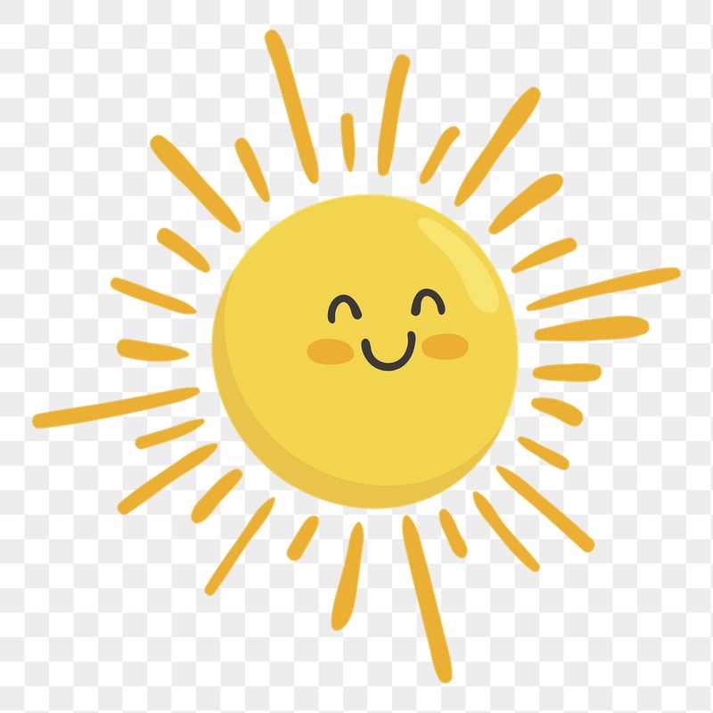 Smiling sun png sticker, cute | Free PNG Illustration - rawpixel