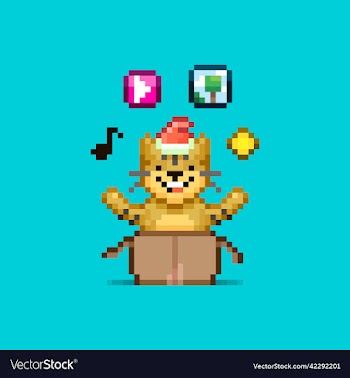 smiling tiger in santa red hat