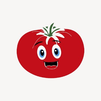 Smiling tomato clipart, vegetable cartoon | Free Vector - rawpixel