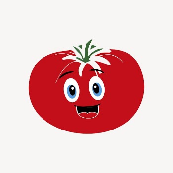 Smiling tomato sticker, vegetable cartoon | Free PSD - rawpixel