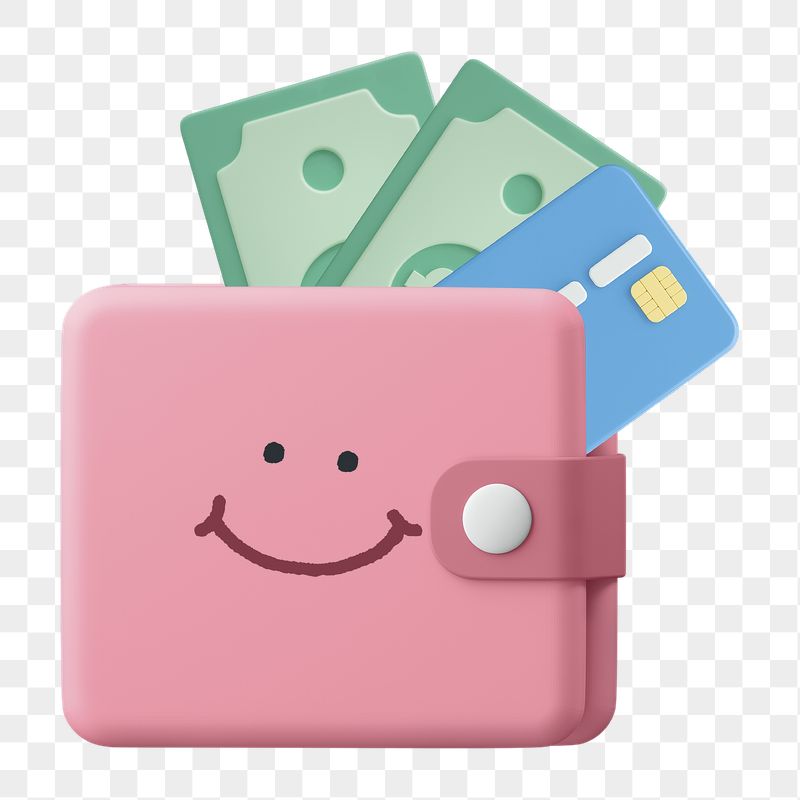 Smiling wallet png sticker, 3D | Free PNG - rawpixel