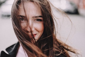 Smiling Woman in Jacket