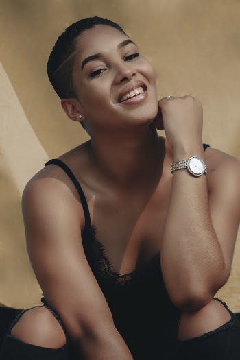 Smiling Woman In Sexy Wear