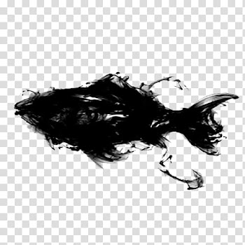Smoke big fish transparent background PNG clipart