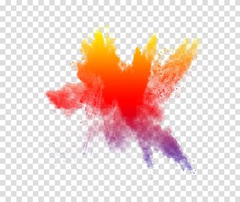 Smoke Black and white Monochrome , Yellow red sand powder transparent background PNG clipart