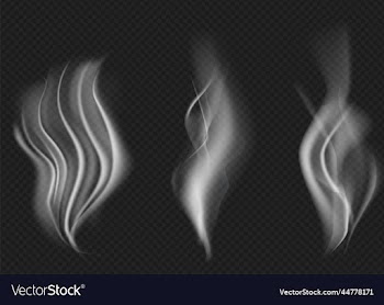 smoke collection isolated transparent
