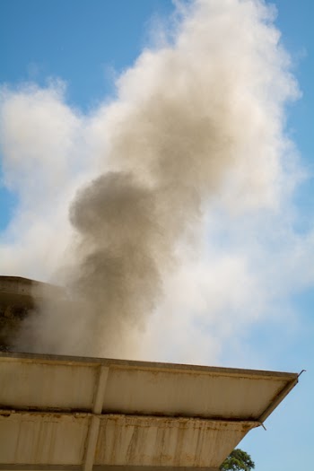Smoke Coming from Building