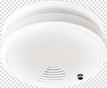 Smoke detector Alarm device Siren Sensor Battery, smoke detector transparent background PNG clipart