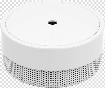 Smoke detector Brandmelder Lithium battery, smoke detector transparent background PNG clipart