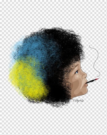 Smoke id, woman about to smoke painting transparent background PNG clipart