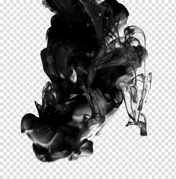 Smoke ink flowing pattern transparent background PNG clipart