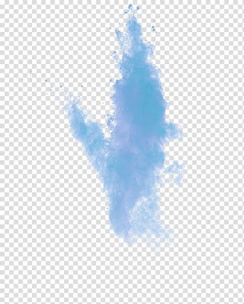 Smoke Powder Color, blue smoke transparent background PNG clipart